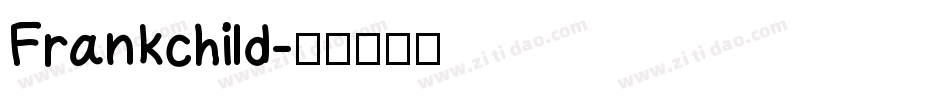 Frankchild字体转换