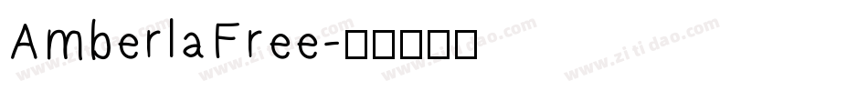 AmberlaFree字体转换
