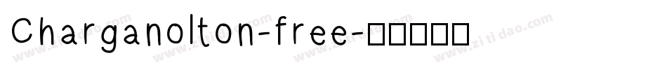Charganolton-free字体转换