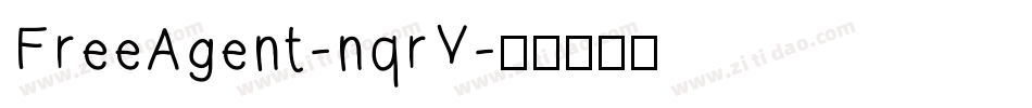 FreeAgent-nqrV字体转换