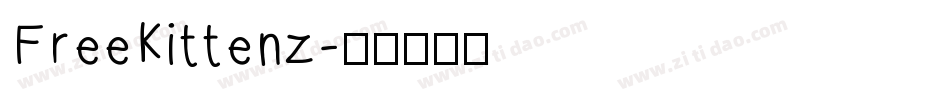 FreeKittenz字体转换