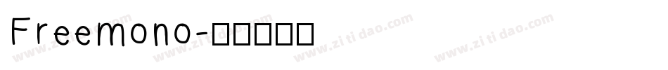 Freemono字体转换