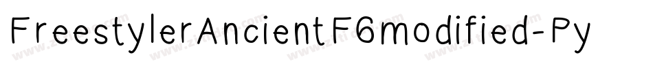 FreestylerAncientF6modified-Pyx2字体转换