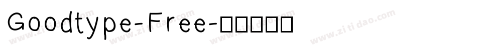 Goodtype-Free字体转换