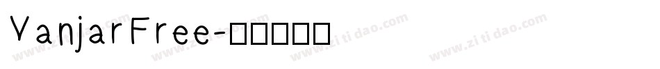 VanjarFree字体转换