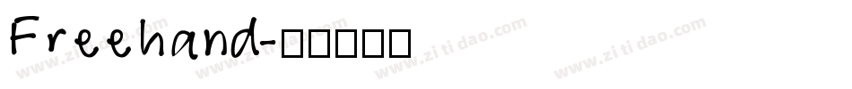 Freehand字体转换