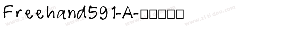 Freehand591-A字体转换