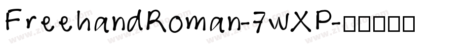 FreehandRoman-7wXP字体转换