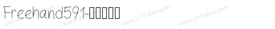 Freehand591字体转换
