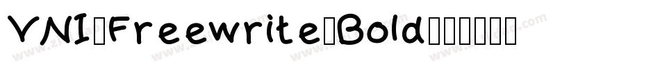 VNI-Freewrite-Bold字体转换
