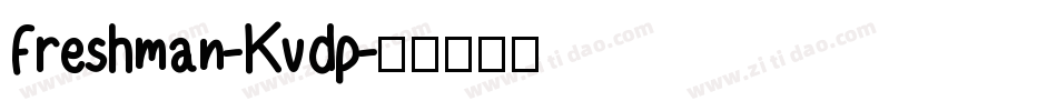 Freshman-Kvdp字体转换