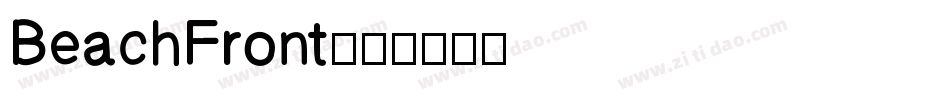BeachFront字体转换