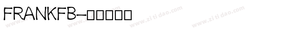 FRANKFB字体转换