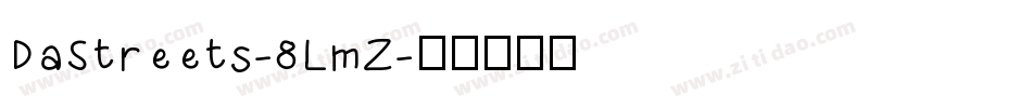 DaStreets-8LmZ字体转换