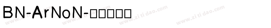 BN-ArNoN字体转换