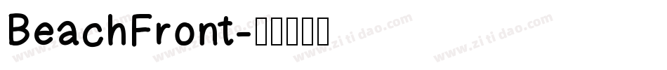 BeachFront字体转换