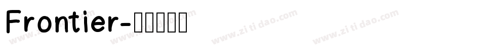 Frontier字体转换