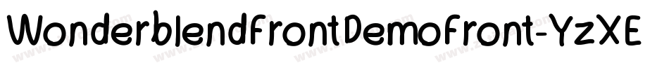 WonderblendFrontDemoFront-YzXE2字体转换