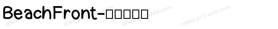 BeachFront字体转换