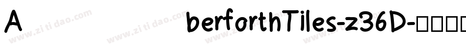 AberforthTiles-z36D字体转换