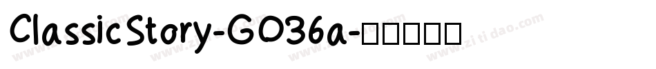 ClassicStory-GO36a字体转换