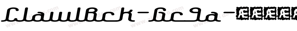Claw1Brk-Gr9a字体转换