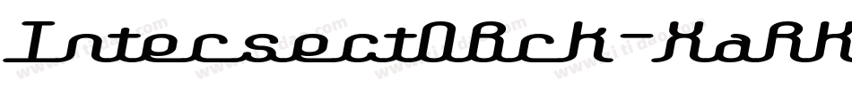 IntersectOBrk-XaRK字体转换