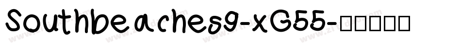 Southbeaches9-xG55字体转换
