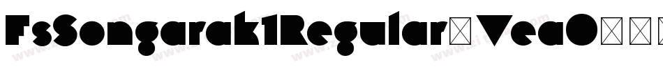 FsSongarak1Regular-Vea0字体转换