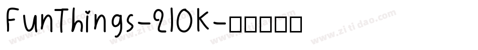 FunThings-2lOK字体转换