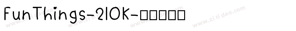 FunThings-2lOK字体转换