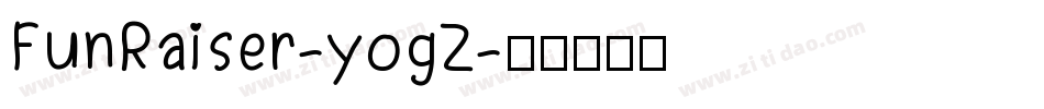 FunRaiser-yogZ字体转换