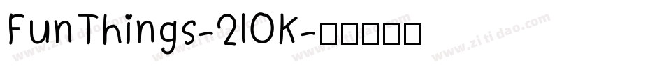 FunThings-2lOK字体转换