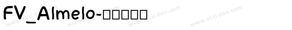 FV_Almelo字体转换