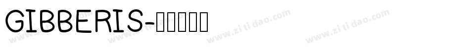 GIBBERIS字体转换