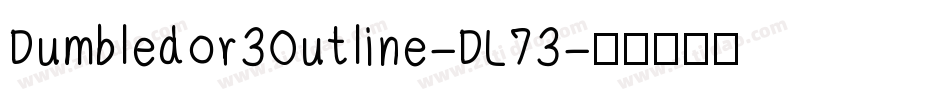 Dumbledor3Outline-DL73字体转换