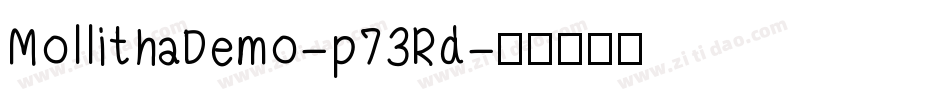 MollithaDemo-p73Rd字体转换
