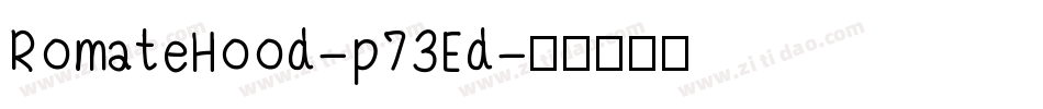 RomateHood-p73Ed字体转换