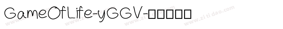 GameOfLife-yGGV字体转换
