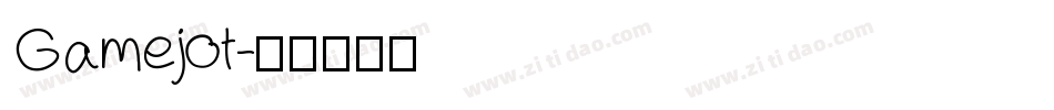 Gamejot字体转换