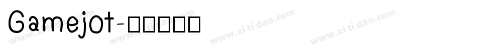 Gamejot字体转换