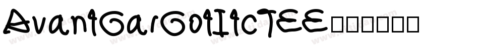 AvantGarGotItcTEE字体转换