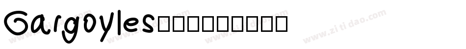 Gargoyles生成器字体转换