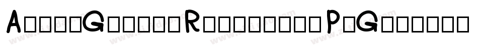 AventGardenRegular-jPrG字体转换