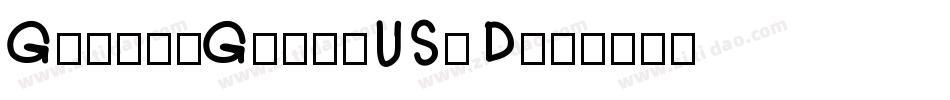 GardenGrownUS-D字体转换