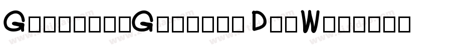 GrandmasGarden-DoyW字体转换