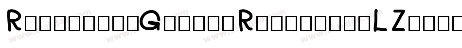 RetravantGardenRegular-zLZ4字体转换