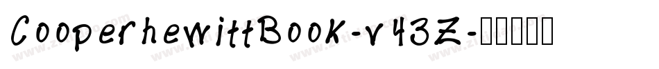 CooperhewittBook-v43Z字体转换