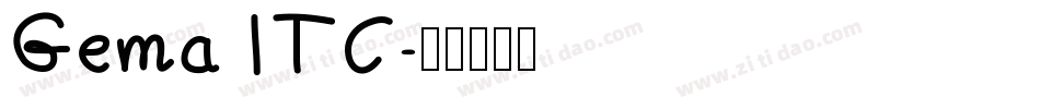 GemaITC字体转换