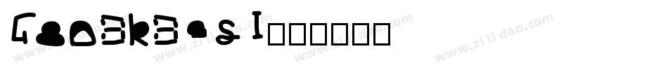 GenBkBasI字体转换